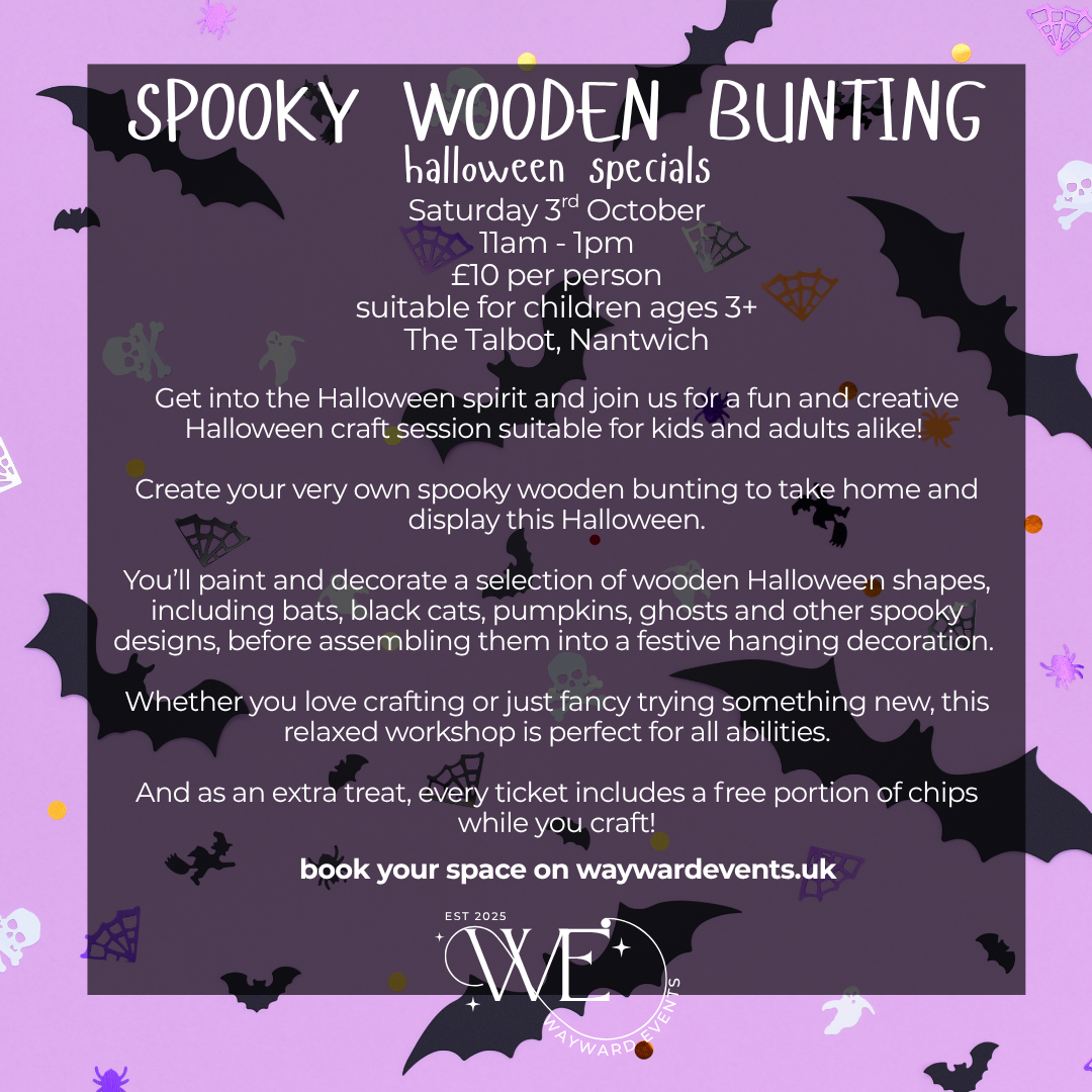 Spooky Wooden Bunting (03/10/26)