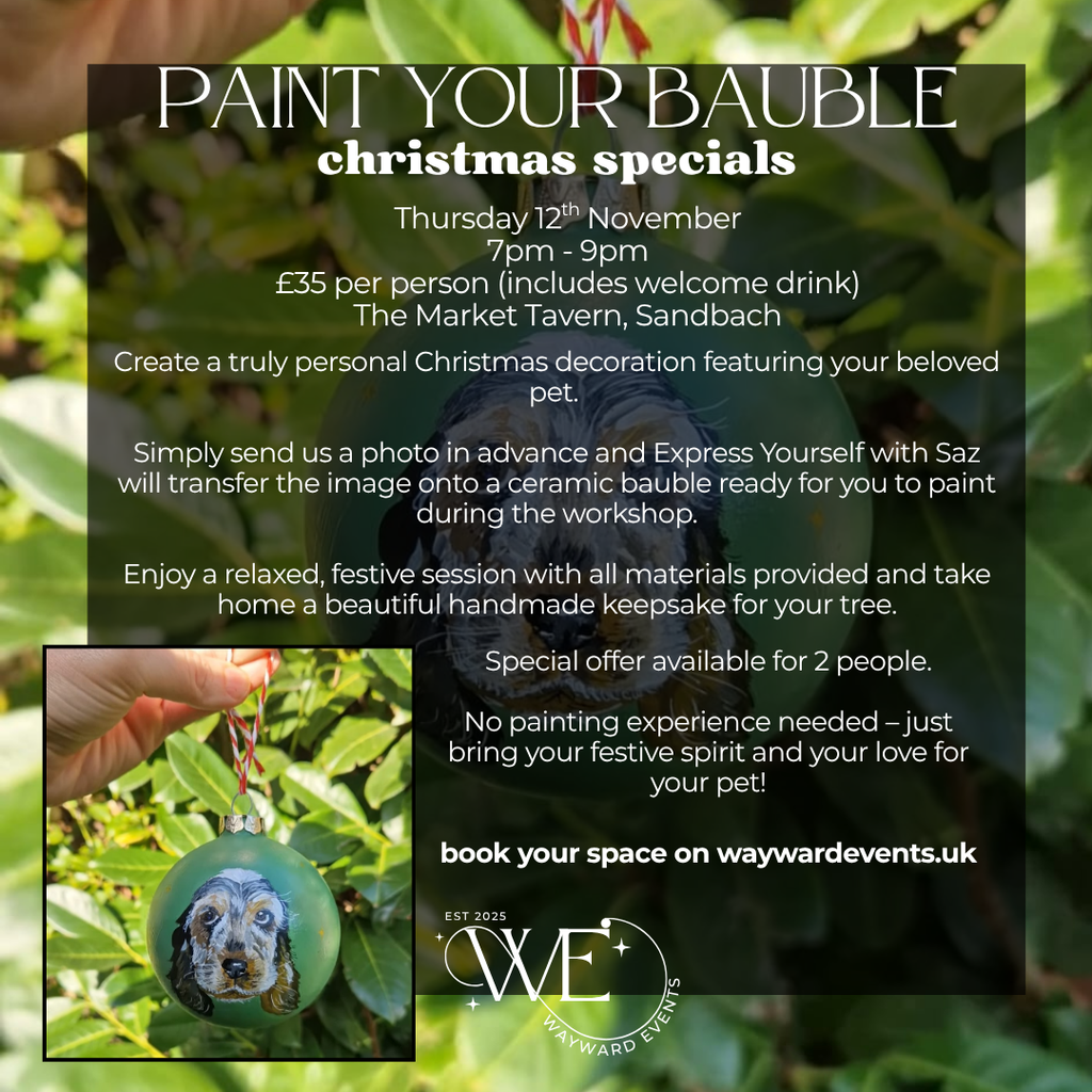Paint your Bauble in Sandbach (12/11/26)