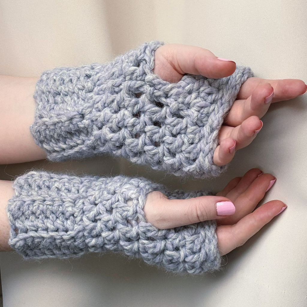 Crochet Hand Mitts