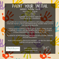 Paint your own Wooden Initial - Children's Event