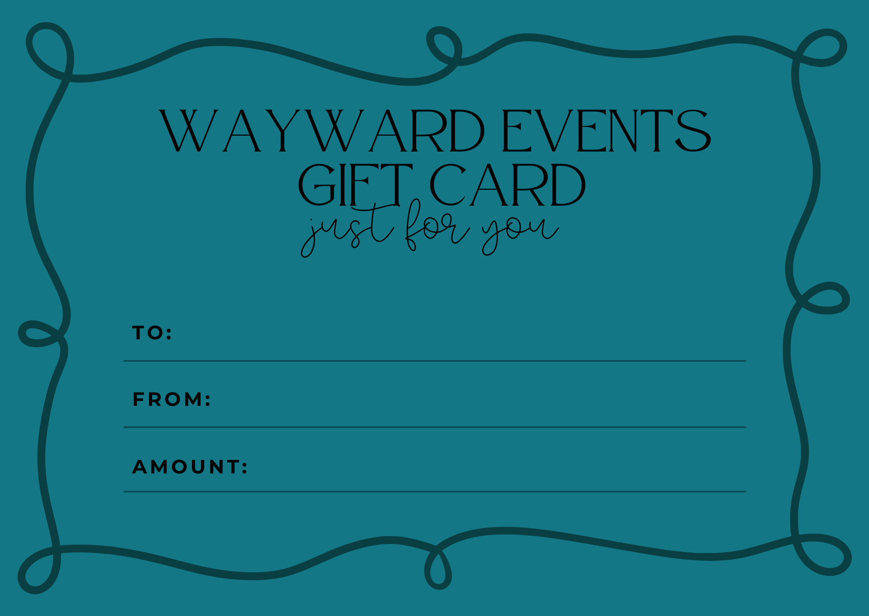 Wayward Events Gift Card