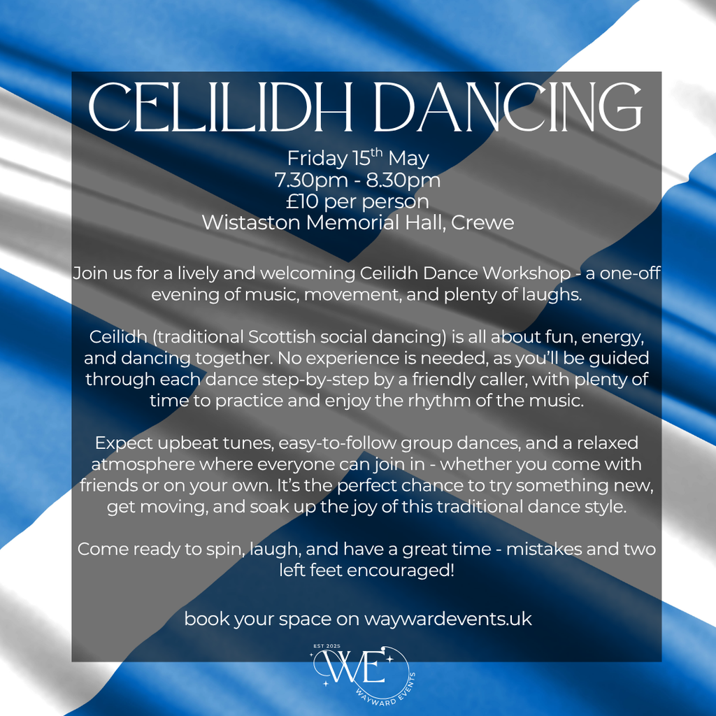 Ceilidh Dance Workshop (15/05/26)