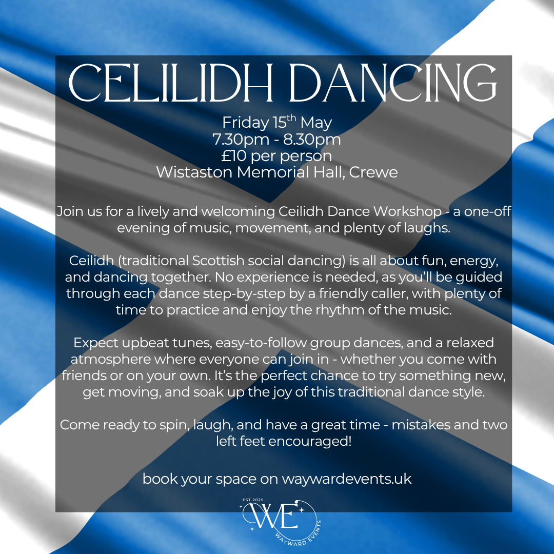 Ceilidh Dance Workshop (15/05/26)