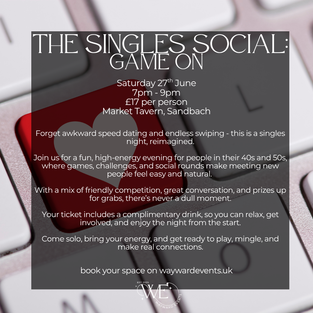 The Singles Social: Game On (40s - 50s)