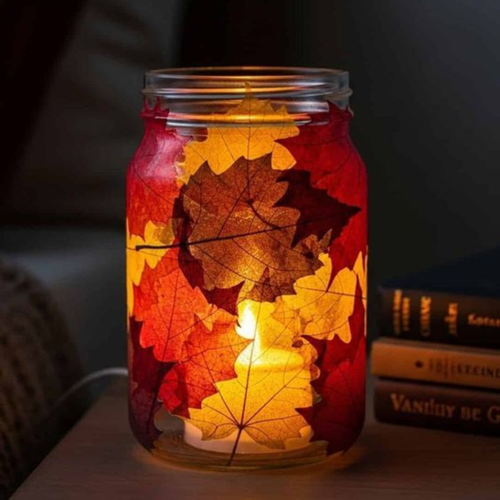 Autumn Leaves: Tealight Jar Holders (08/09/26)
