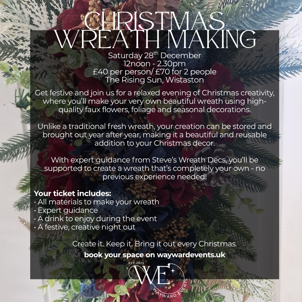 Christmas Wreath Making (28/11/26)