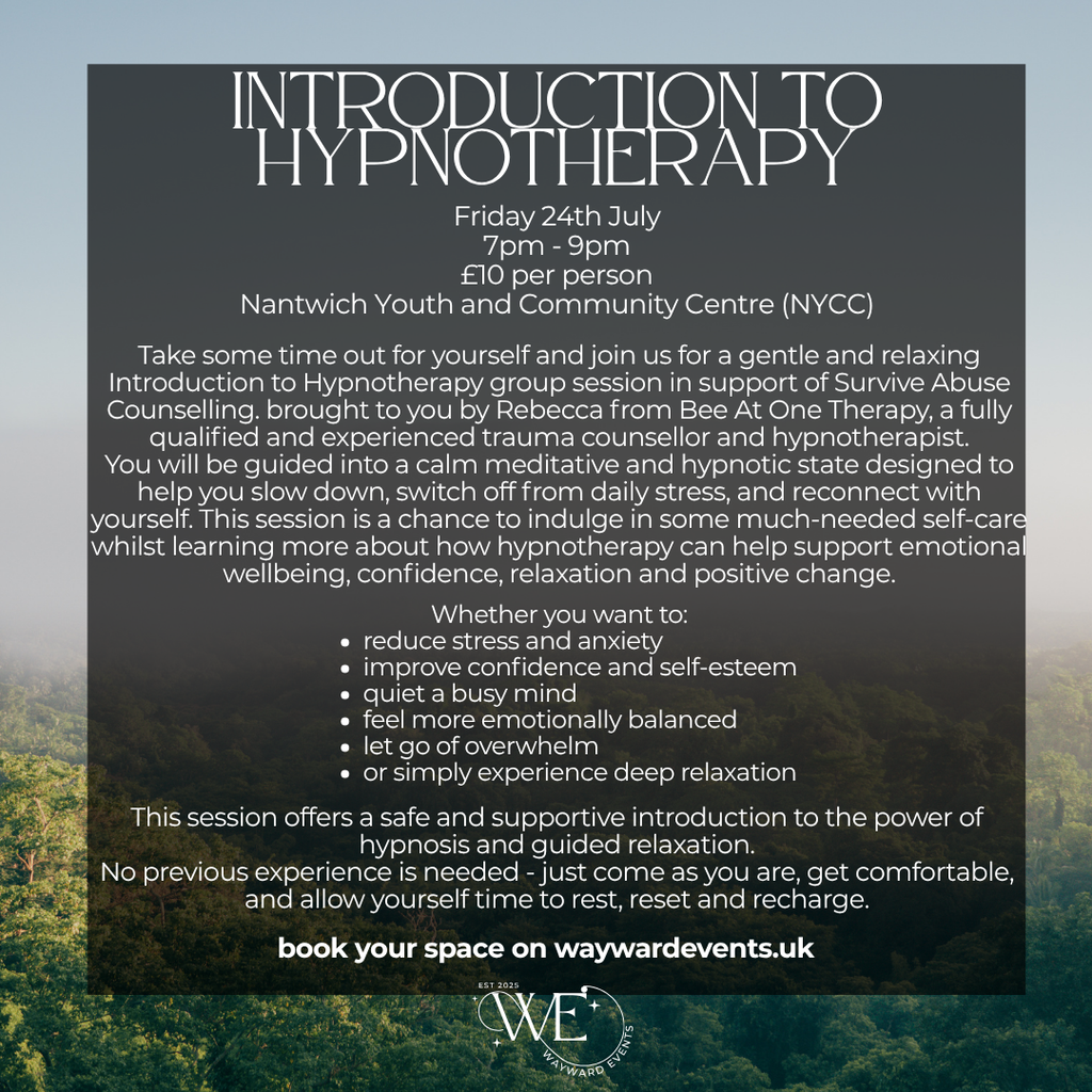 Introduction to Hypnotherapy (24/07/26)