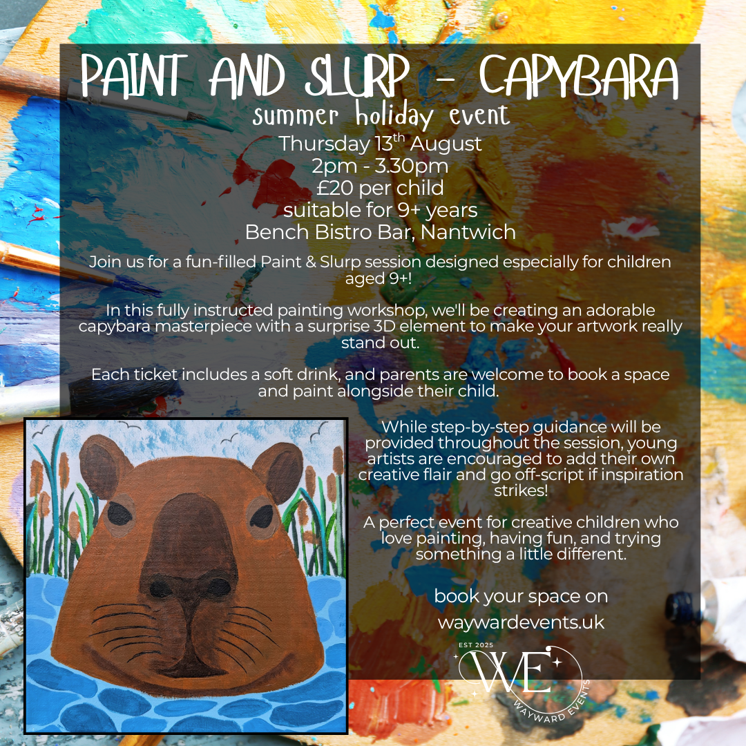 Paint and Slurp - Children's Event (13/08/26)
