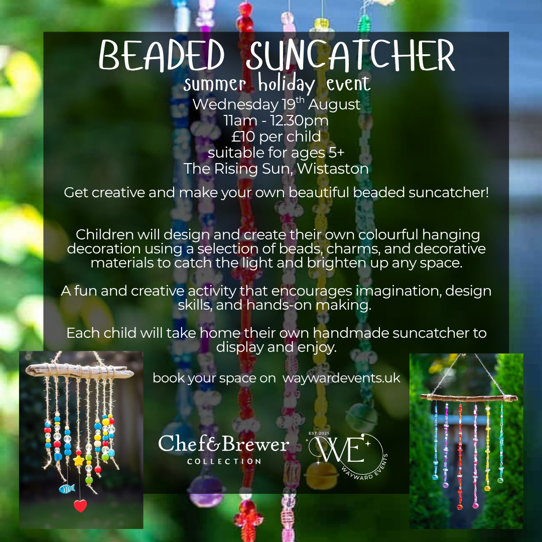 Beaded Suncatcher - Children's Event (19/08/26)